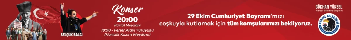 Kartal Belediyesi 29 Ekim